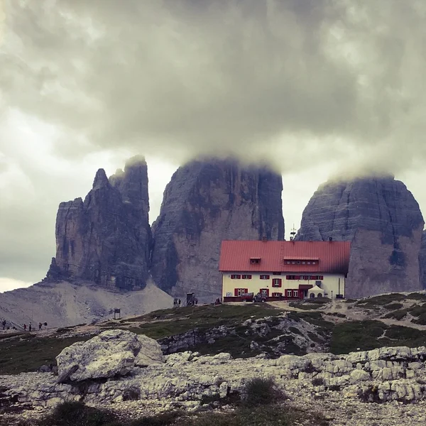 Locatelli Hut in the Dolomites