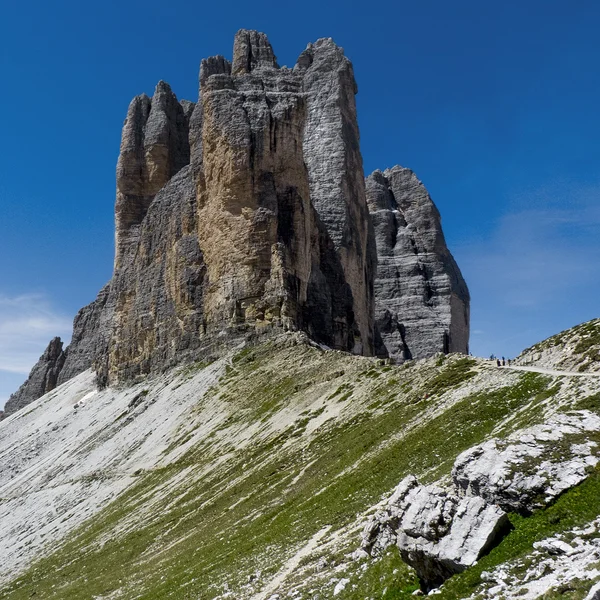 Tre Cime di Lavaredo (Dreizinnen), Sesto dolomites, from the east